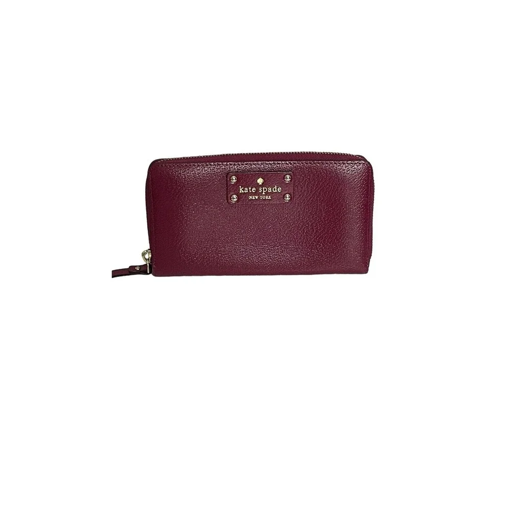 Kate Spade Small Rachelle Wellesley Satchel Fuchsia Pink Crossbody & Zip Wallet